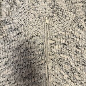 Aerie Quarter Zip Knit Sweater